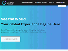 Tablet Screenshot of capital-placement.com